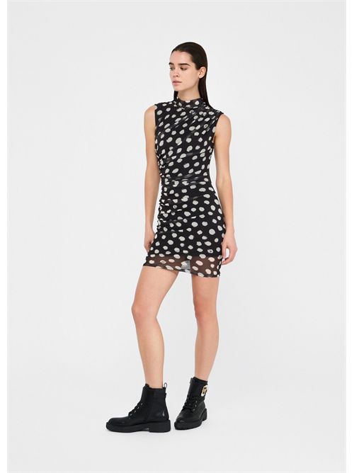 Abito corto a pois LIU JO | UF5268JS007/M9169